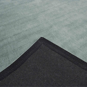 Tapis artisanal doux et soyeux tufté main en viscose