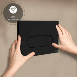 Plaque de commande VITRA Root Round Noir mat