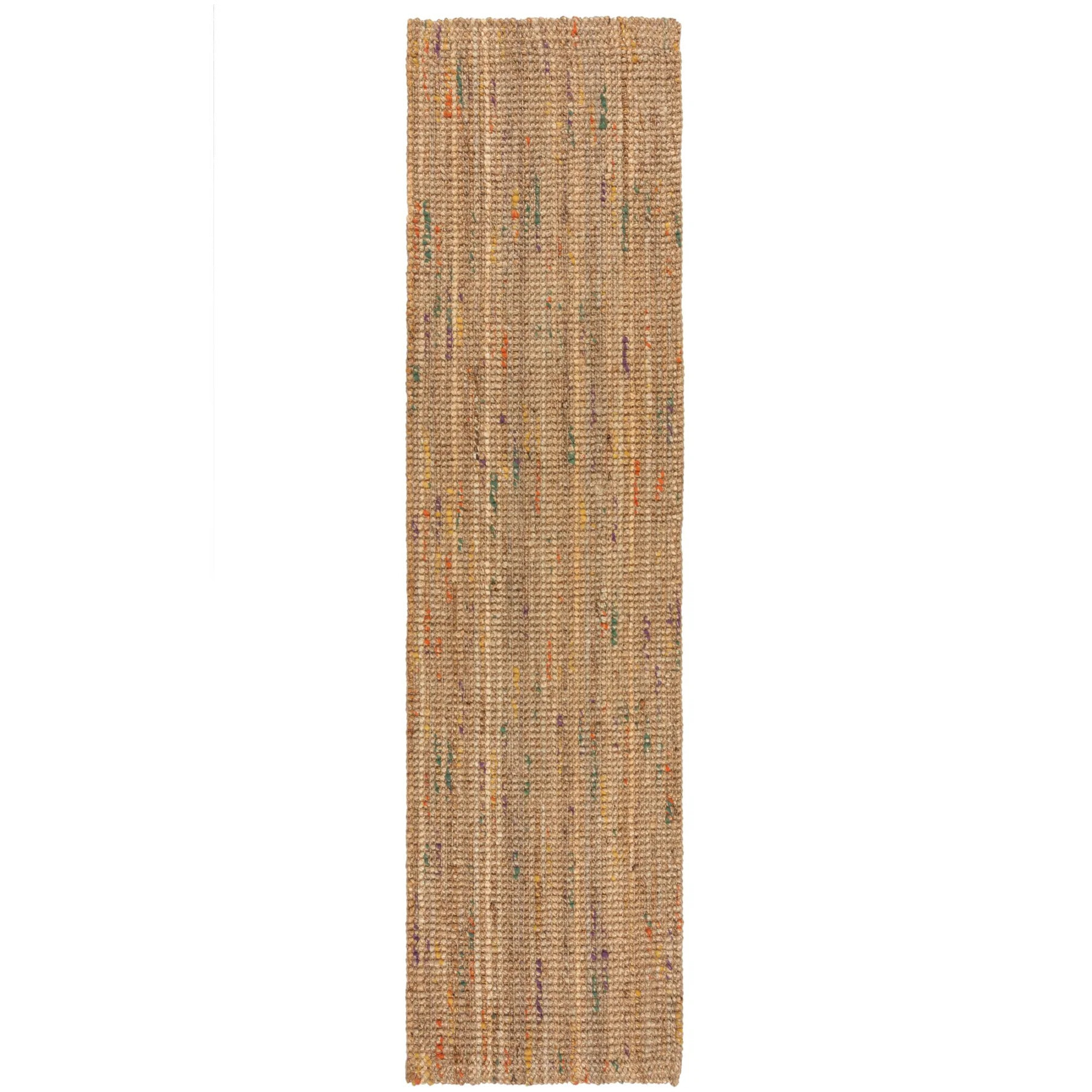 Tapis de couloir en jute coloré SARITA