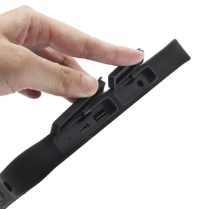 DAM Tablet rinforzato  T11 Pro 4G. Schermo FHD Android 11.10.1'' 1920x1200. 4 GB di RAM + 64 GB. IP67, rinforzato. GPS. 27,5x1,8x17,8 cm. Colore nero