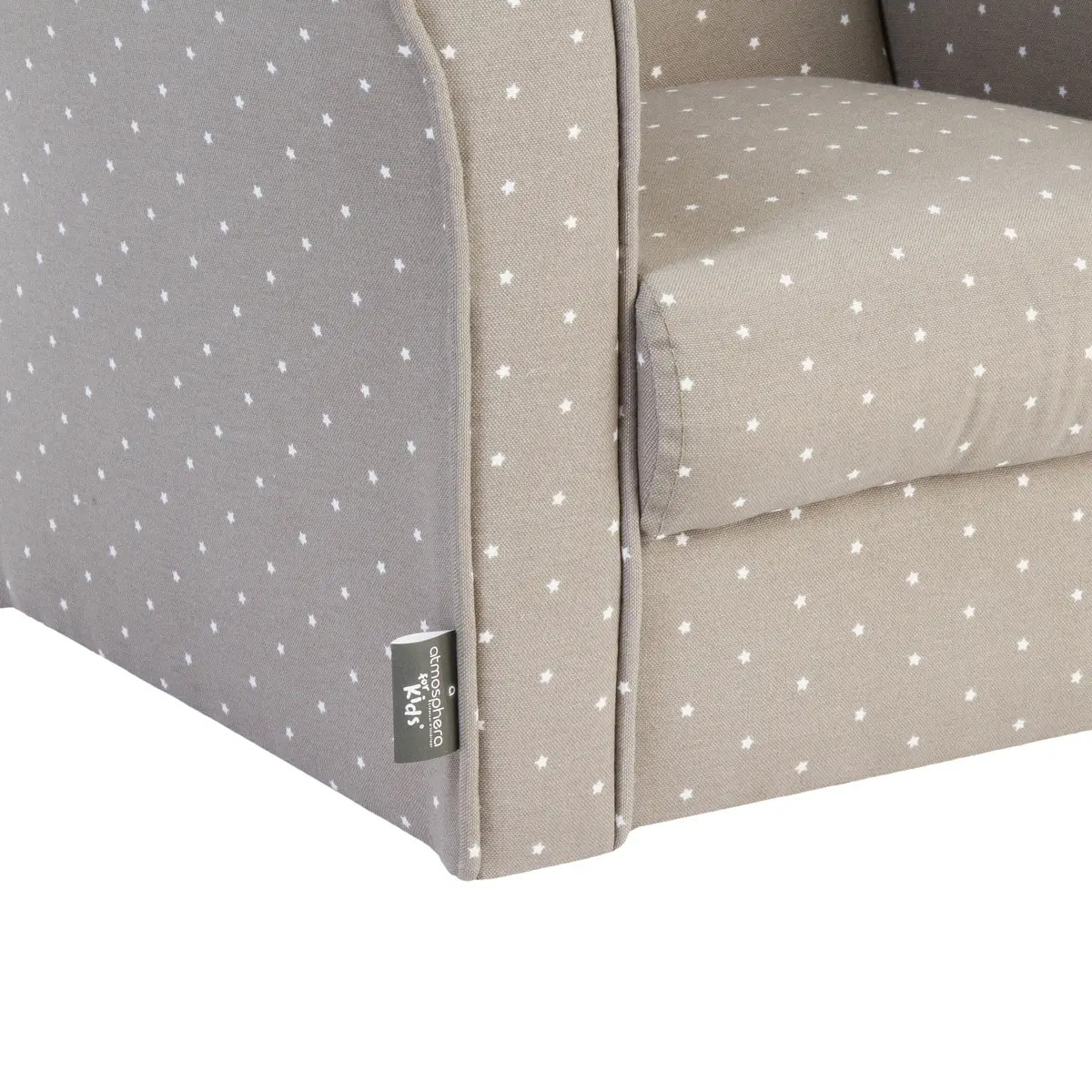 Fauteuil enfant "Classique" gris taupe