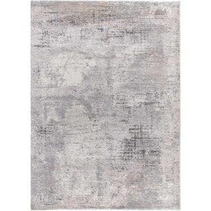 KIVET Alfombra shaggy abstracta en gris, varias medidas disponibles