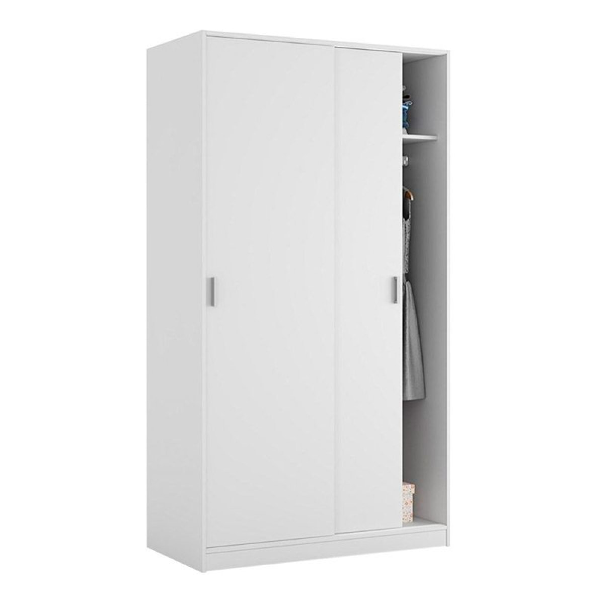 Armario Max 2 puertas correderas Blanco Artik (Blanco Mate)