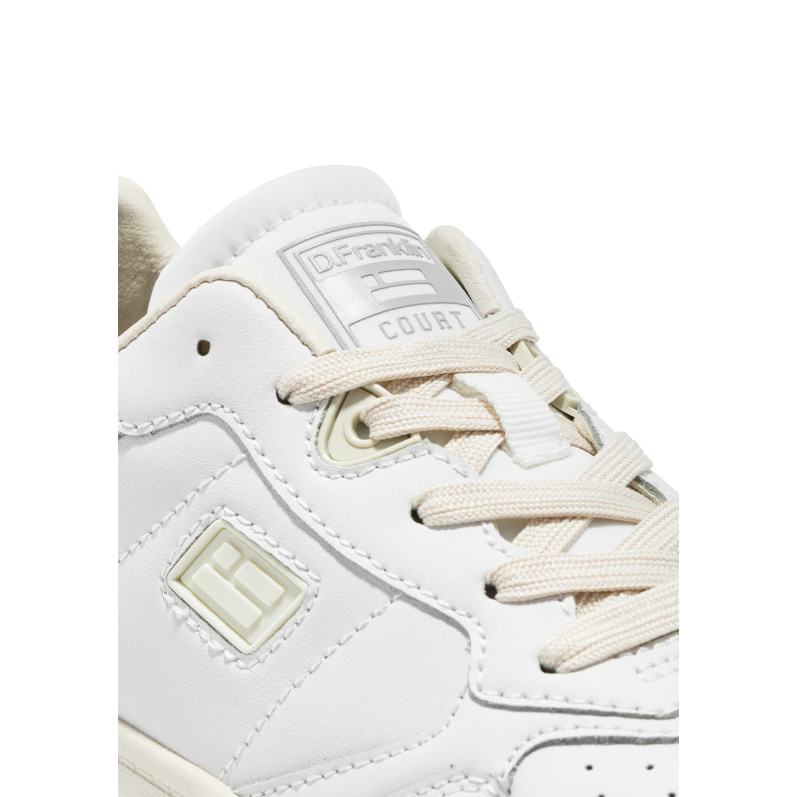 Zapatillas Deportivas Piel Court Basic Leather Blanco D.Franklin