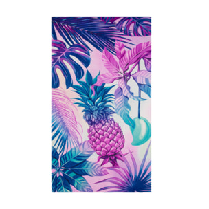 Telo Mare Grande 100x180 Spugna Maui Ananas Violet D12