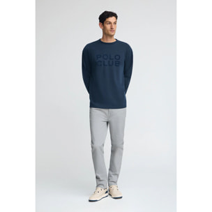 Camiseta Karat azul marino con logo Polo Club