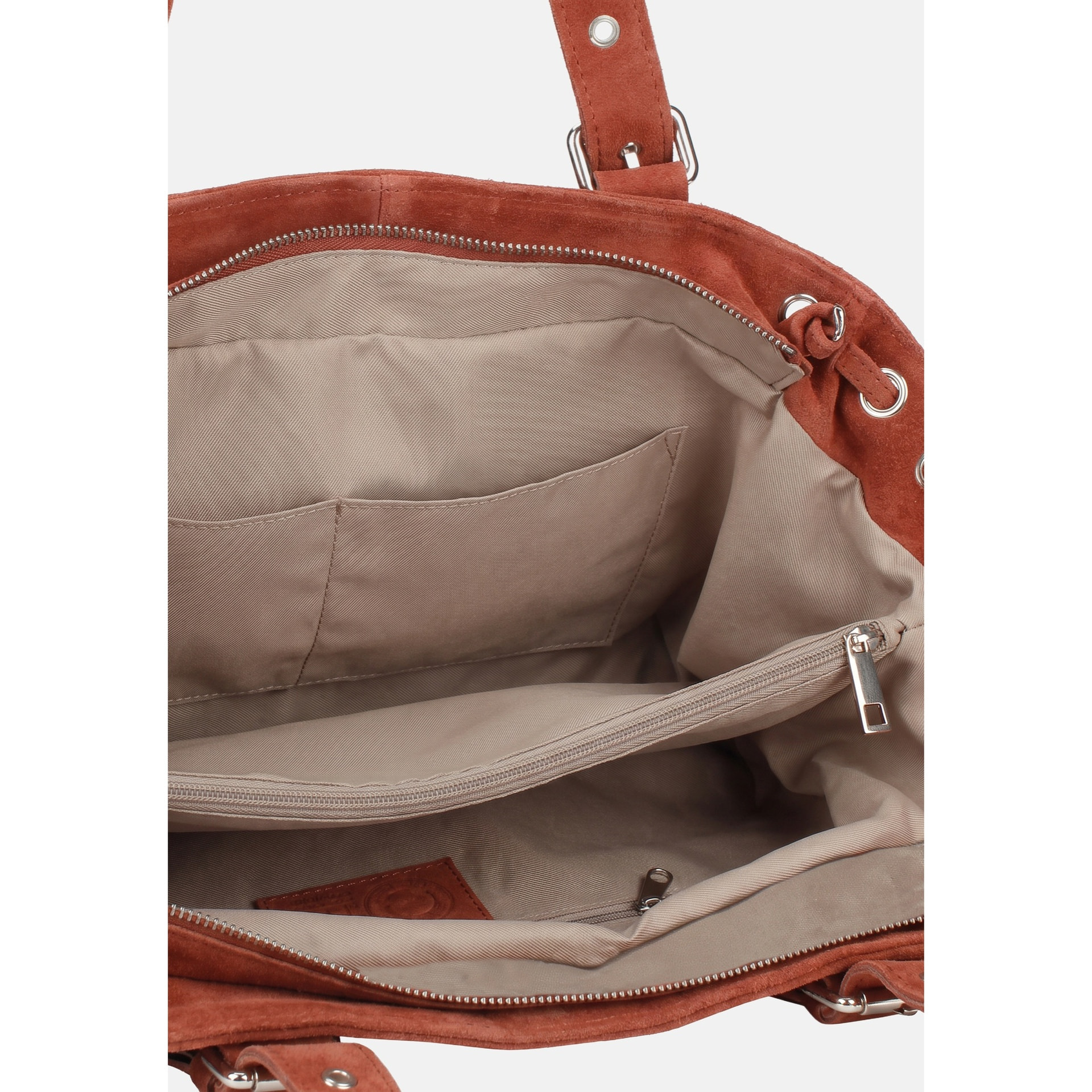 Borsa a mano da donna Made in Italy - Modello Celeste Plus - 100% pelle - 20.0 x 28.5 x 41.0 cm