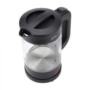 Hervidor de agua eléctrico JATA HA702 de 1,2 litros. Jarra de borosilicato. Máxima rapidez