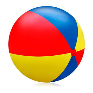 DAM Pelota gigante hinchable tricolor 180cm. 180x180x180 Cm. Color: Multicolor