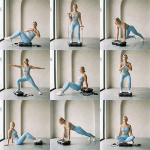 Plateforme Vibrante avec Haut-parleur, Bandes de Résistance et Télécommande Vivflow InnovaGoods