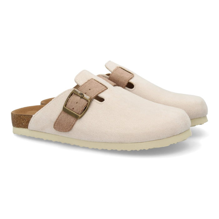 Zueco Plano Ancho para Mujer, Comodo y Elegante, Planta Bio