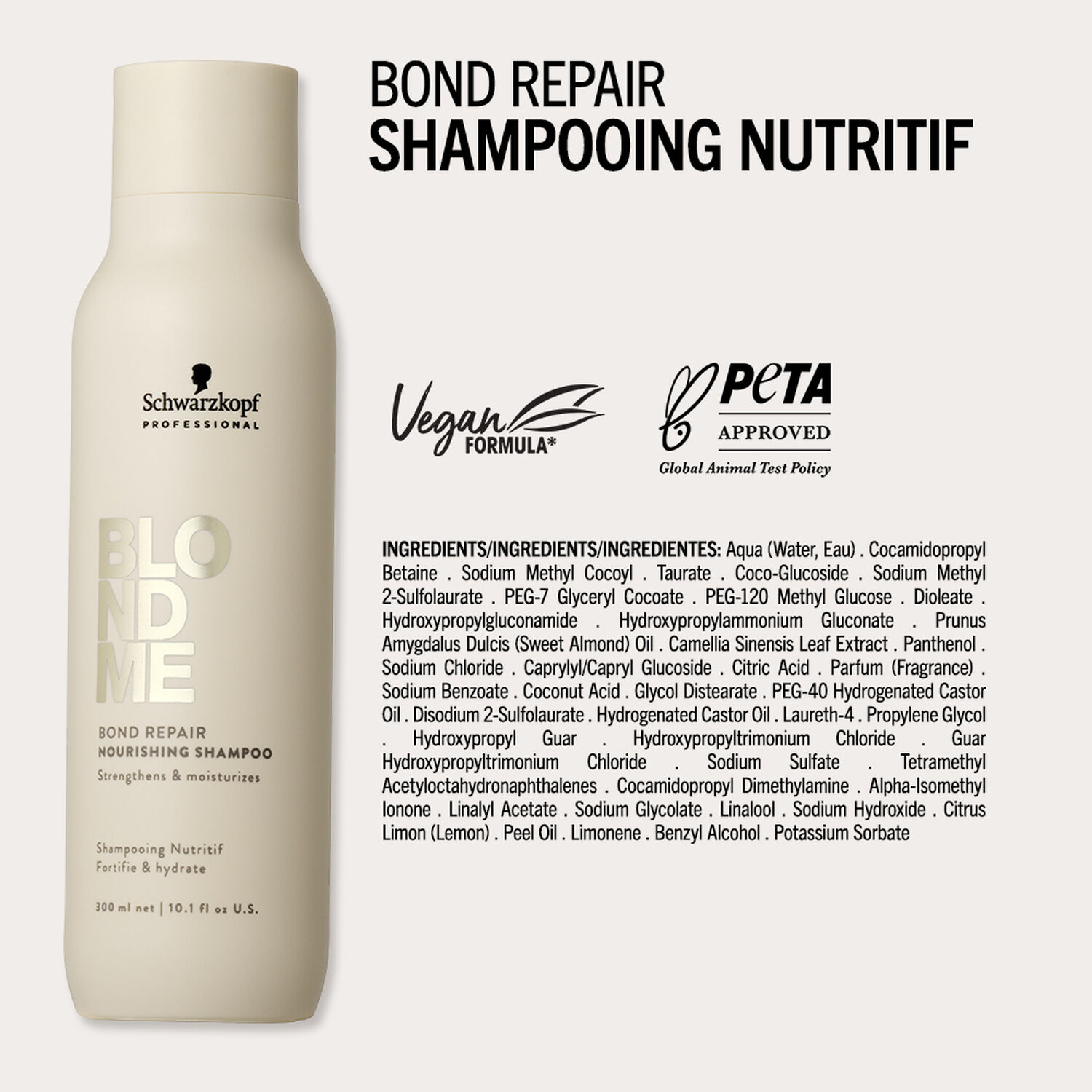 BlondMe - Shampooing Nutritif 300 ml
