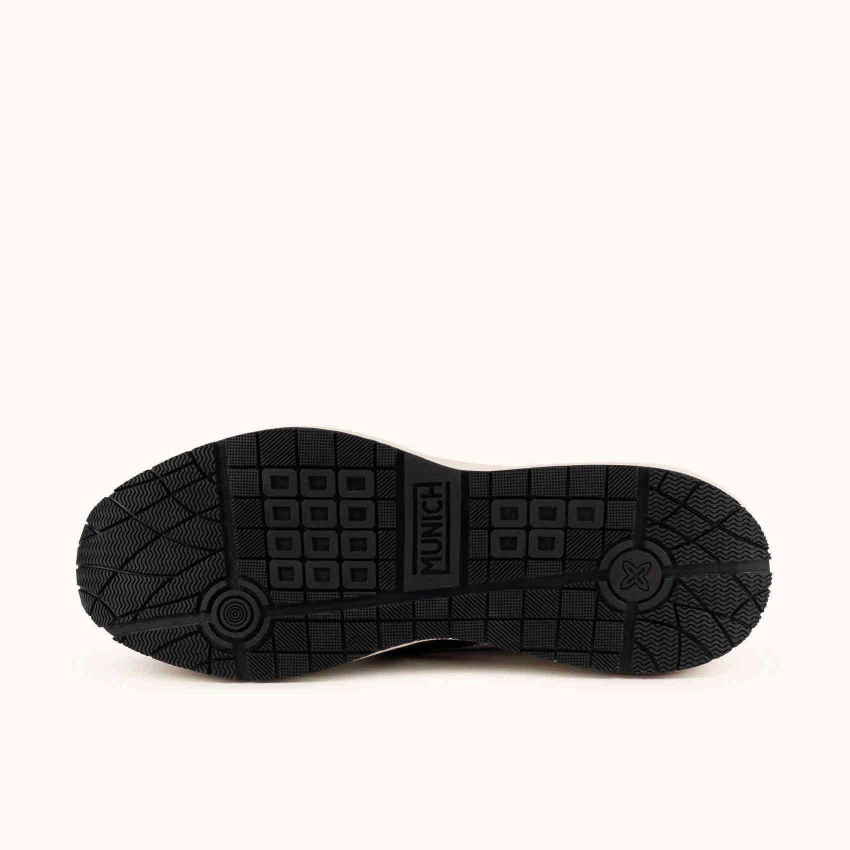 MUNICH AGORA 01 Zapatillas de estética urbana y técnica blancas y beige con detalles negros