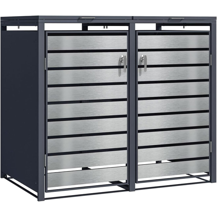 Cache-poubelle 2 bacs GB2213ASK