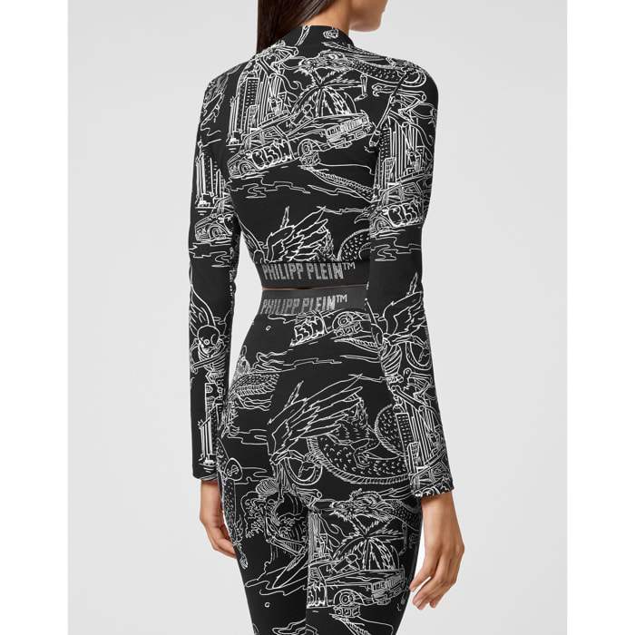 PHILIPP PLEIN Top sportivo TATTOO