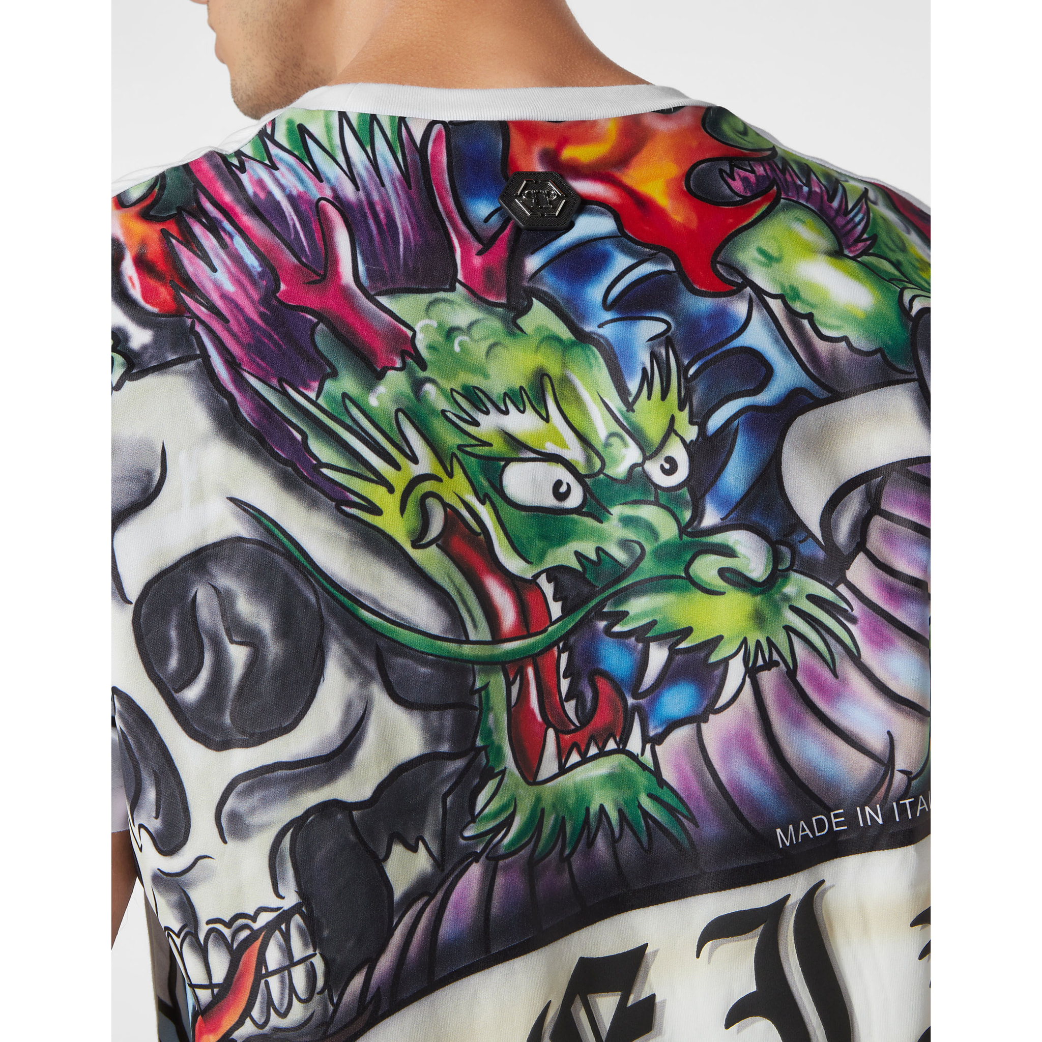 PHILIPP PLEIN T-Shirt Round Neck TATTOO
