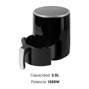 Air Fryer 1200W de 2,5L con pantalla digital y temperatura ajustable 80-200ºC SwissHome
