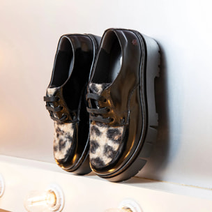 Zapatos 1765 NAPPA SHINNY BLACK-TORUN / LEEDS color Black-torun