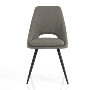 Oresteluchetta Set 2 Sedie ALBA GREY
