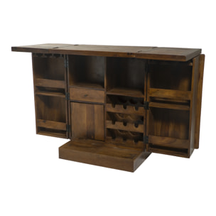 MOBILE BAR APRIBILE IN LEGNO - misura: 70X53X98 cm