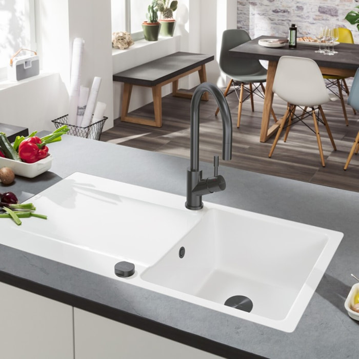 Robinet cuisine Umbrella anthracite