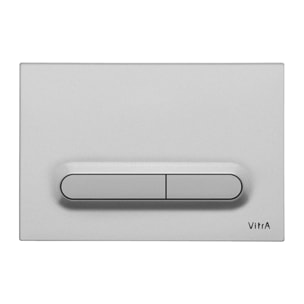 Pack WC Bâti-support autoportant V-Fix Core + WC sans bride Vitra S60 + abattant + Plaque chrome mat (VFTFS60-5)