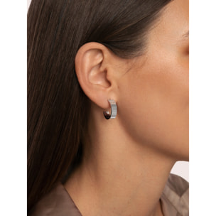 Pendientes Aro Gear Acero