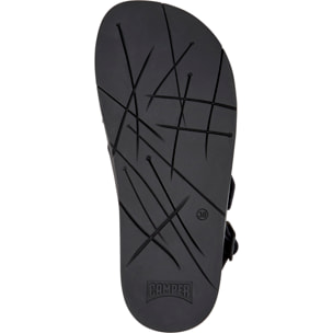 Sandalias - CAMPER Lluc Sandal - Negro - Cuero liso