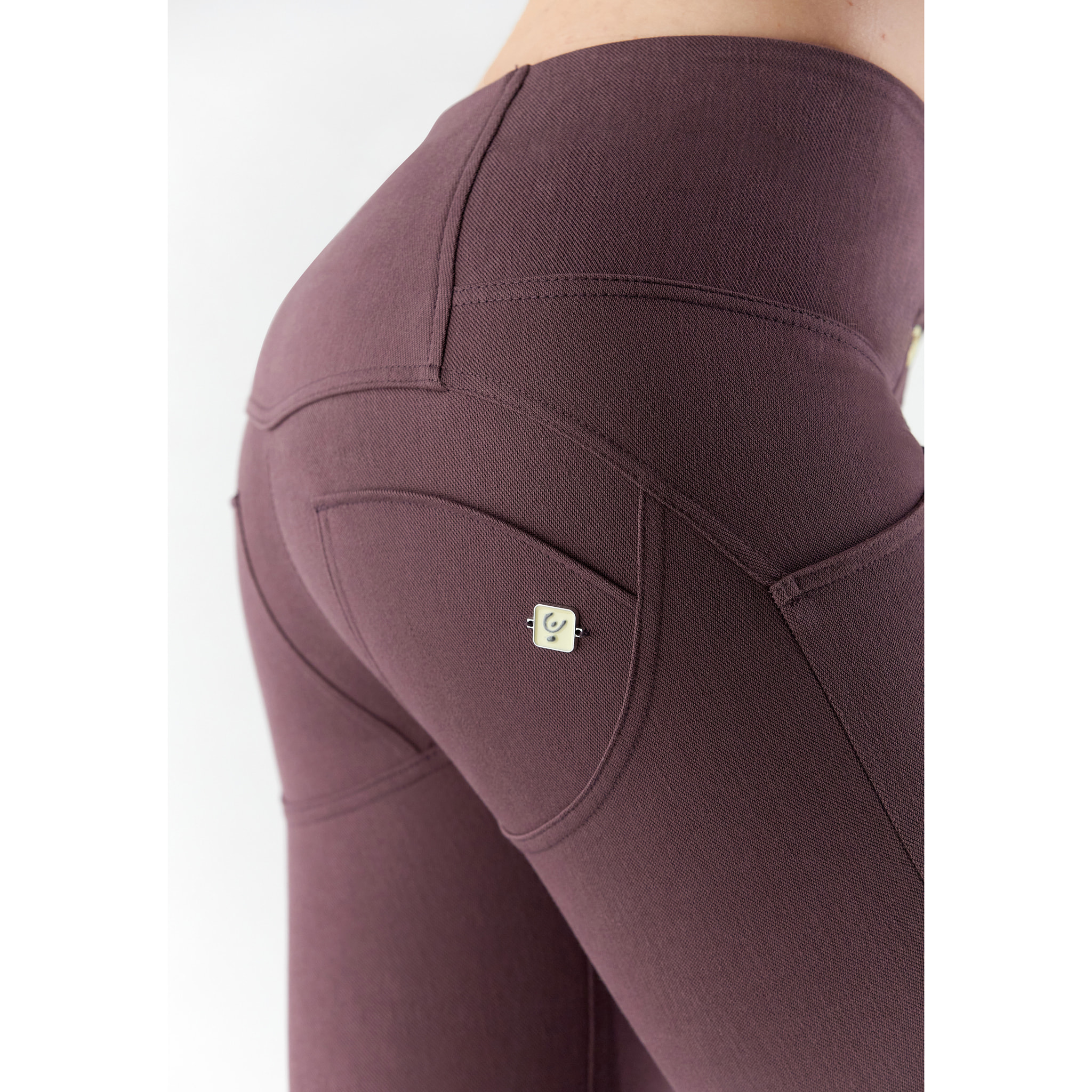 Pantaloni push up WR.UP® 7/8 vita alta jersey drill ecologico