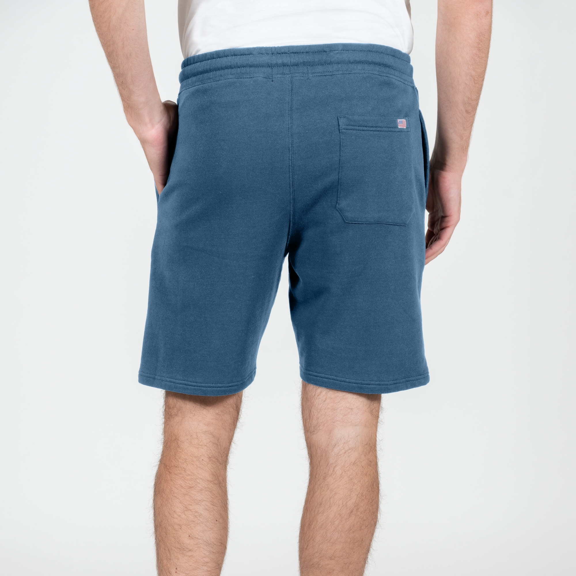 Bermuda con stampa logo french terry