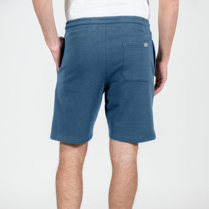 Bermuda con stampa logo french terry