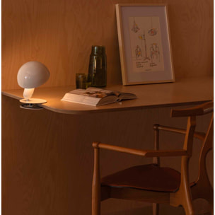 BELA Lampe de table pince bianca