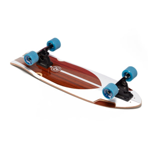 Surfskate Hydroponic FISH 31,5" Classic 2.0 White /Brown