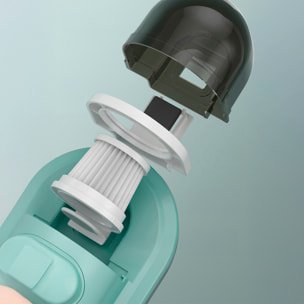 Aspirapolvere wireless a mano UV per letti. Pulisce efficacemente il tuo letto e i cuscini, aspirazione di 10kps con filtro quadruplo e funzione di aromaterapia anti-odori.