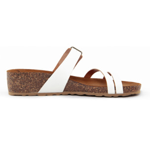 Sandalo flat Donna colore Bianco