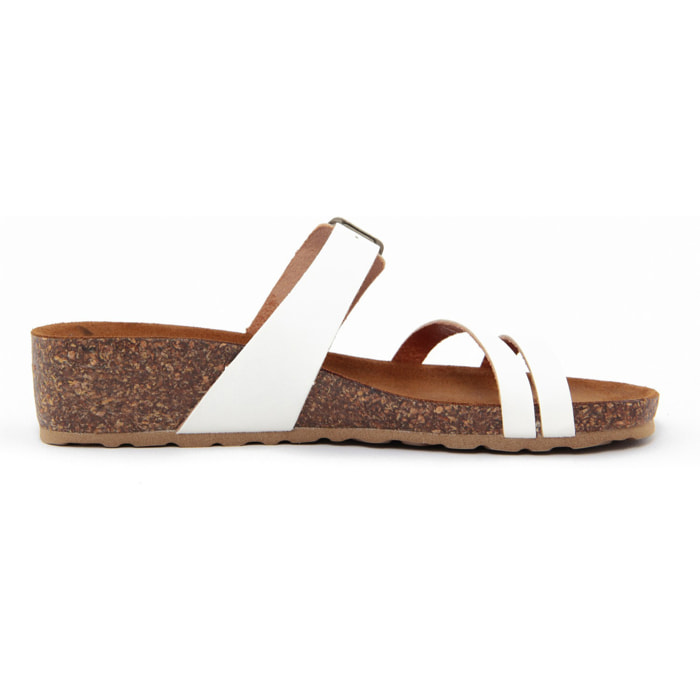 Sandalo flat Donna colore Bianco