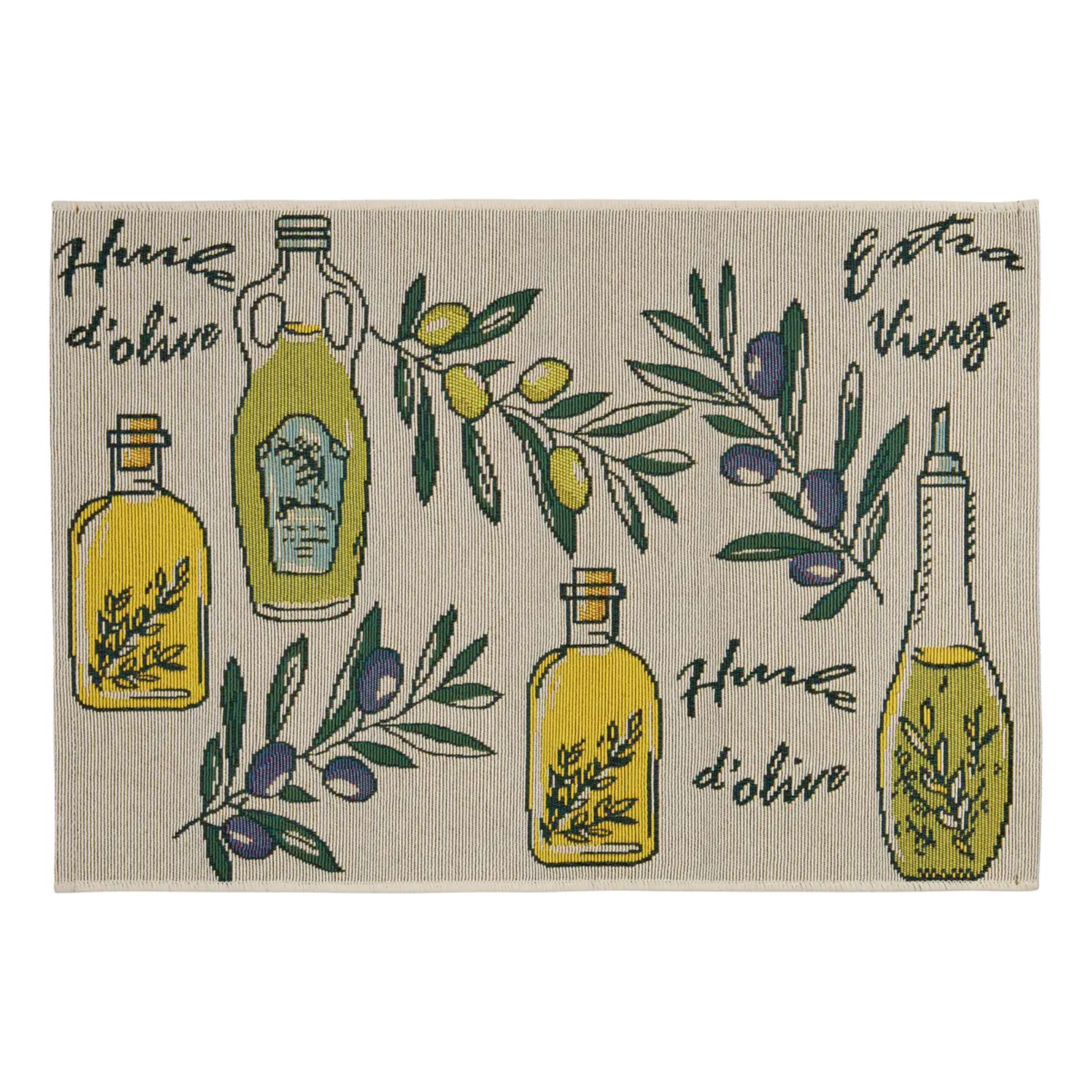 Tapis de cuisine Garrigue 90x60cm antidérapant