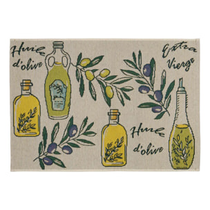 Tapis de cuisine Garrigue 90x60cm antidérapant