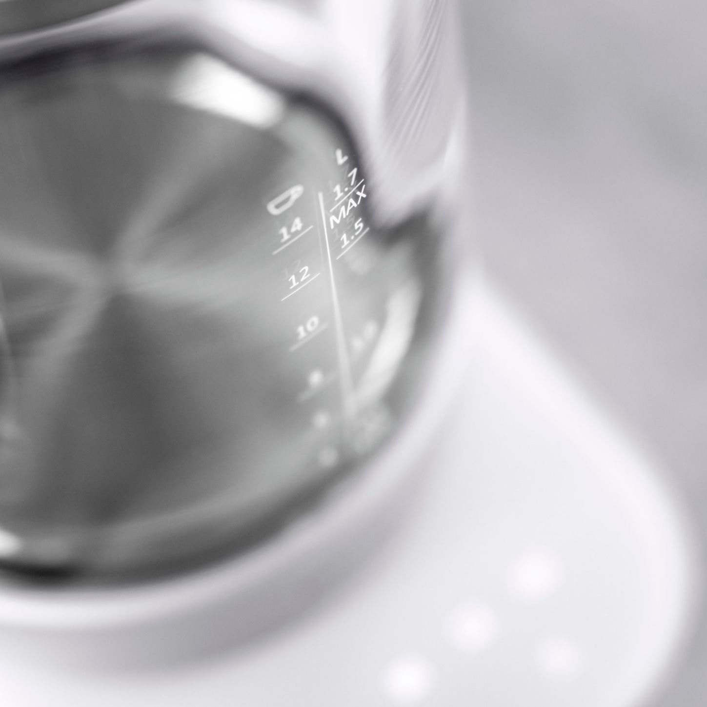 Bouilloire théière électrique en verre ENFINIGY Argent