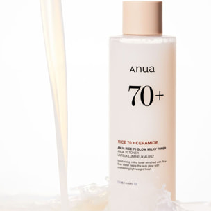 Rice 70 Glow Milky Toner - Lotion Tonique Légère et Lactée Hydratation Profonde 250ml