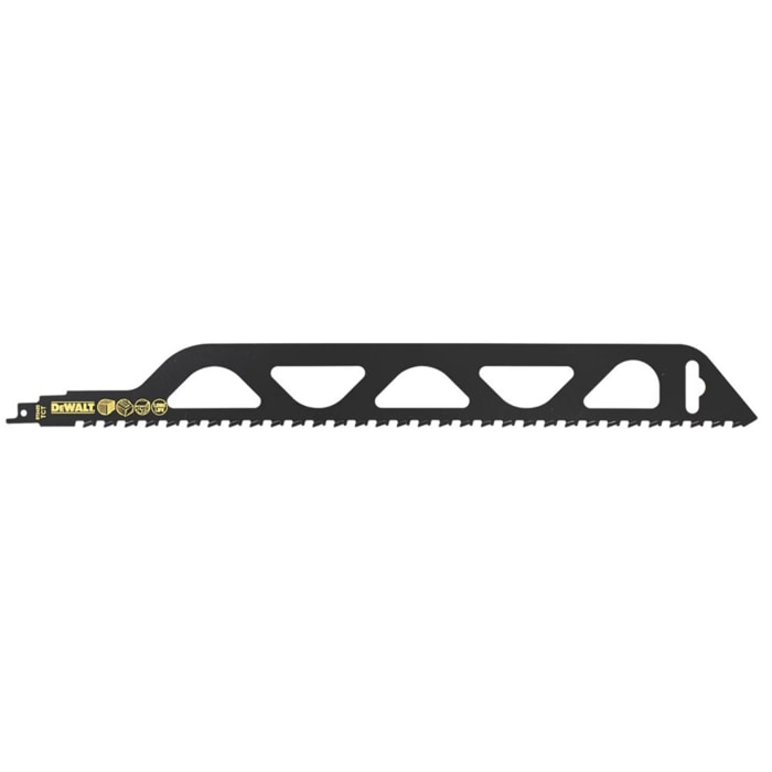 Lame de scie sabre à denture au carbure de tungstène - 457 mm - 1 pièce - DEWALT - DT2422-QZ