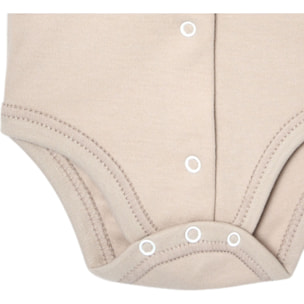 Body bebé manga larga cuello pico