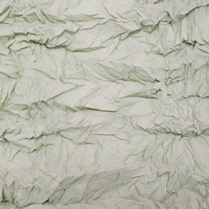 TRAPUNTINO MATRIMONIALE VERDE EFFETTO STROPICCIATO DIS.GALATEA MADE IN ITALY