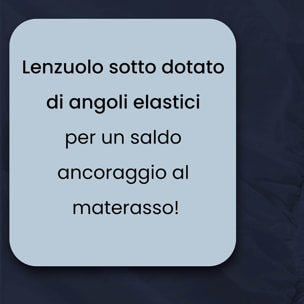 COMPLETO LETTO FANTASY, 100% Microfibra - JEANSSTRIPES