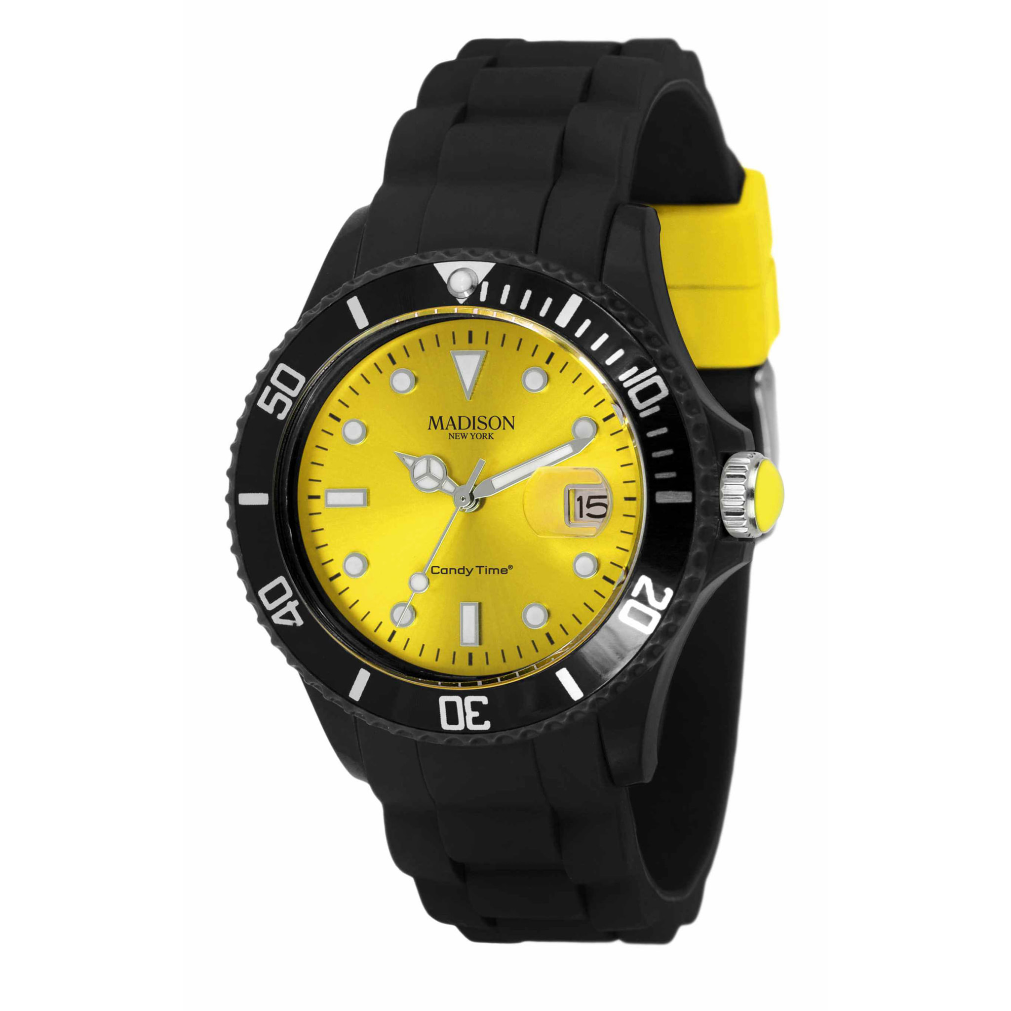 Reloj Madison U4486-02 Unisex Analogico Cuarzo con Correa de Caucho