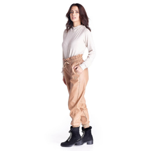 Pantaloni da donna in simil pelle Comfort Zone