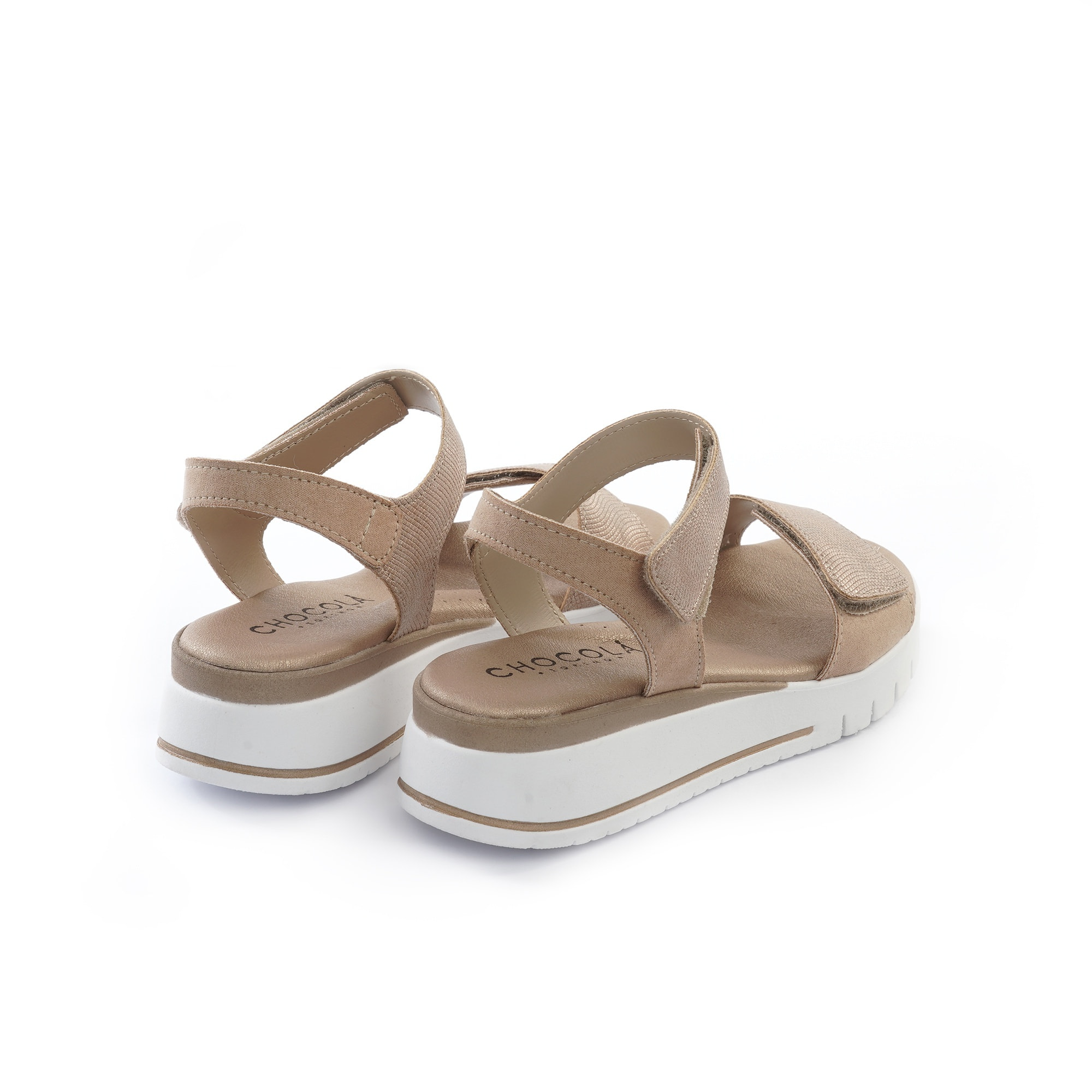 SANDALO ZEPPA FASCIA SIRENA CUOIO