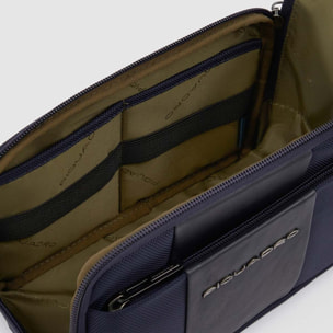 Piquadro Beauty case uomo in tessuto riciclato