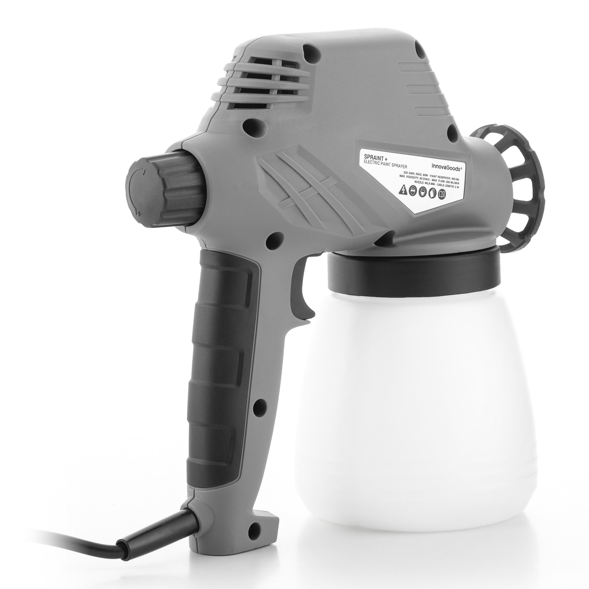 Pistola Elettrica Per Pitturare Spraint+ - Grigio - Silicone Senza BPA