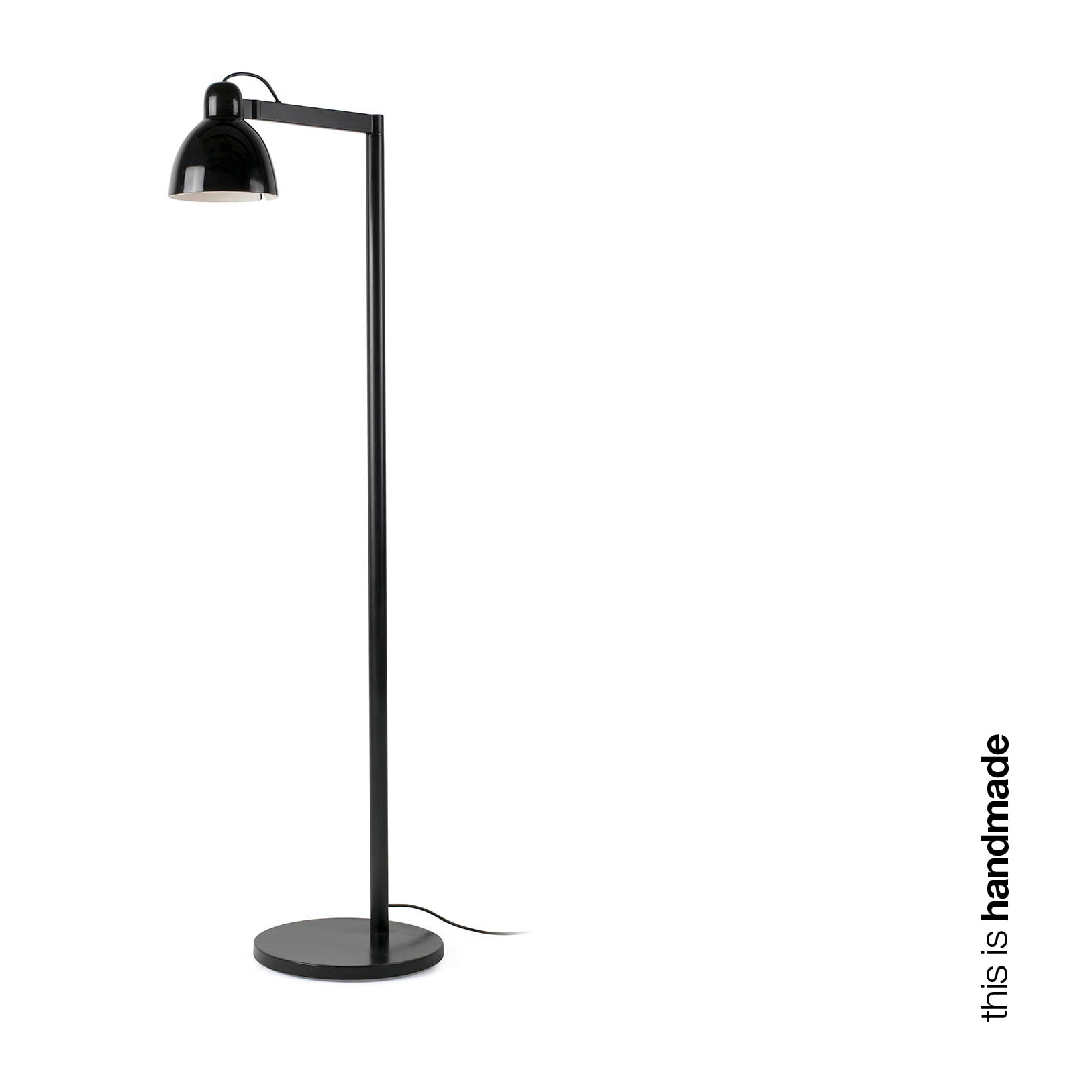 VENICE Lampada da terra nero